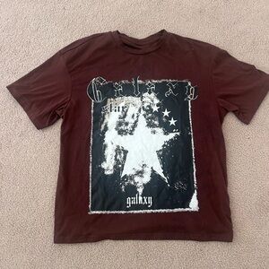 Brown Y2k oversized tee